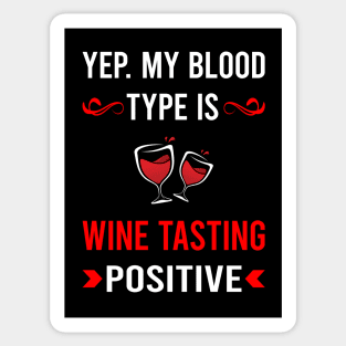 Blood Type Wine Tasting Sticker